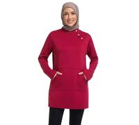 obaSeteck Muslim Women's Long Sleeve Top for Spring & Autumn - Loose Fit Casual Shirt for Travel & Everyday Wear(3XL,Z9)