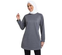 obaSeteck Muslim Women's Long Sleeve Top for Spring & Autumn - Loose Fit Casual Shirt for Travel & Everyday Wear(S,Z3)