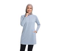 obaSeteck Muslim Women's Long Sleeve Top for Spring & Autumn - Loose Fit Casual Shirt for Travel & Everyday Wear(M,Z8)