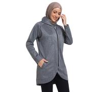 obaSeteck Muslim Women's Loose Fit Long Sleeve Top for Spring & Fall - Casual Travel & Everyday Comfort Shirt(S,Z4)