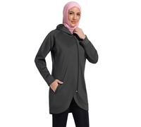 obaSeteck Muslim Women's Loose Fit Long Sleeve Top for Spring & Fall - Casual Travel & Everyday Comfort Shirt(M,Z1)