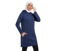 obaSeteck Muslim Women's Loose Fit Long Sleeve Top for Spring & Fall - Casual Travel & Everyday Comfort Shirt(XL,Z8)