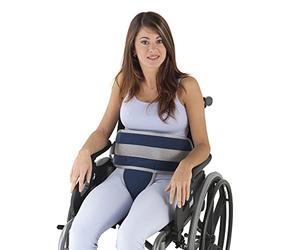 Obbocare - Cinturón Abdominal Para Sujeción De Tronco En Silla De Ruedas. Cinturón Con Pieza Perineal Con Cierre Con Clip Y Rápido Ajuste. Anticaídas. Talla 0