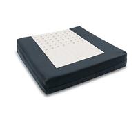 Obbocare Cojín Antiescaras de Espuma Viscoelástica. Cojín Anatómico con Perforaciones y Funda Impermeable Antiácaros. Cojín Ergonómico Cuadrado para Asiento y Silla de Ruedas. 42x42x7CM