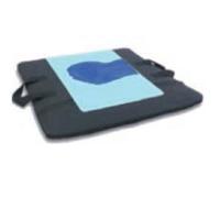 Obbocare Cojín Antiescaras de Gel 3D. Cojín Cuadrado Extraplano con Funda de Poliuretano Antideslizante. Cojín Postural con Asas para Prevención de Úlceras. 40x40x2CM