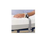 Obbocare - Sujeción Almohadillada De Muñeca A Cama. Muñequera De Fácil regulación Con Hebilla Y Hook. Color Celeste. Talla Única