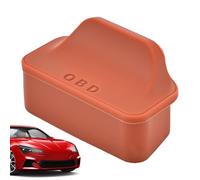OBD Port Lid, Silicona OBD Protective Dust Cover with 1.55x0.95x0.61 pulgadas Size, interfaz Socket Protective Sleeve, for Cargo Golf SUV Van RV Automotive Sedan Truck, Black