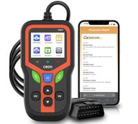 OBD2 Auto Diagnóstico OBD Soporta múltiples idiomas: escáner OBD EOBD Diagnóstico para todos los vehículos - Herramienta profesional de lectura de códigos de diagnóstico OBDII para monitorear la luz