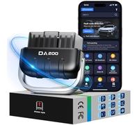 OBD2 Diagnosis, Bluetooth Diagnosis Coche Multimarca, Inspección del Motor, Prueba de Emisiones de Escape, Guía de Mantenimiento AI e Informe en PDF, Compatible con iOS & Android