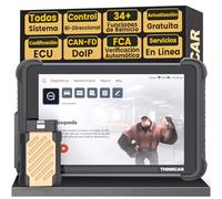 OBD2 Diagnosis, ThinkScan 689BT Diagnosis Coche Multimarca de Todos Sistema Y 34+ Funciones de Reinicio, Diagnosis Coche con Control Bi-Direccional/Prueba Activa-Actualizaciones Gratuitas de por Vida