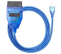 OBD2 KKL para VAG-COM 409.1 para VCDS, Cable USB para VAG, para VW, para Audi, para Seat, para Volkswagen y para vehículos Skoda a Partir de 1996, Herramienta de escaneo de ECU de Coche, OBD2 a Cable