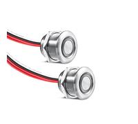 Obeaming 2 x Dimmer interruptor 12V LED autocaravana 4 cables 6A pulsador de botón regulador de luz acero inoxidable para camper barco furgoneta caravan, luz LED regulable 12V