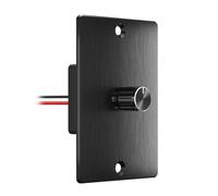 Obeaming Dimmer Interruptor 12V LED Regulador de luz para Autocaravana, Camper, Barco, Furgoneta, Caravan, DC12V Luces LED Regulables, Incandescente, Halógena, Tira de luz (Negro)