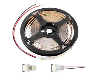 Obeaming Tira Luz 12V LED, 5M 600 LEDs Flexible Cinta de luz para Furgoneta Camper Caravana Iluminación interior, Regulable 2120LM CRI 90+ Solo en interiores, Cableado Ancho 8mm(6500K)