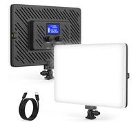 Obeamiu Luz LED de vídeo, Cámara de luz portátil con 4000mAh batería Recargable, Stepless Regulable 2500-8500K Foto Video Luces para Al Aire Libre Interior Fotografía Streaming en Directo Filmaciones
