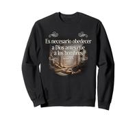 Obedece a Dios Ante los Hombres Hechos 5:29 Antiguo Cristiano Bíblico Sudadera
