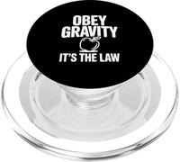 Obedece a la Gravedad, es la Ley, Divertido Nerd de la Ciencia PopSockets PopGrip para MagSafe