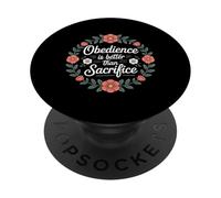 Obedience Is Better Than Sacrifice Motivation Bible - PopSockets PopGrip Adhesivo
