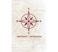 Obedience > Obligation: A Christian Lined Notebook for Women | Faith-Based Compass Cover, 6x9 Matte Journal for Prayer, Notes, or Quiet Time