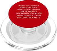 Obediencia Cuando Finalmente te Das Cuenta de Que se Trata de amar a Dios PopSockets PopGrip para MagSafe