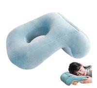 Obelunrp Almohada Boca Abajo, Almohada de Cara Hueca de Rebote Lento, sueño reparador con Orificio para el Brazo, Brazo Transpirable para la Escuela, Oficina, Siesta, decoración del Hogar
