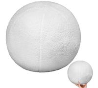 Obelunrp Almohada Redonda, Almohada de Bola Suave esférica de 12 Pulgadas Decorativa para sofá, Dormitorio, Oficina, Dormitorio, Blanco, Uso en Cocina