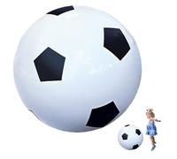 Obelunrp Bola de fútbol Inflable de 24 Pulgadas PVC Blow up de fútbol con Bomba de Aire Manual para la Playa, Piscina, Parque Infantil, al Aire Libre, Inflable, soplado