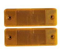 Obelunrp Luces de Marcador Delantero de 2 Piezas, Luces de Pareja de estacionamiento de reemplazo Amarillo Establecido, Reflector de Camiones, Pasajero y Lado del Conductor, Respaldo para Camiones