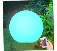 Obelunrp Luces solares de globo al aire libre, luz de bolas solar LED de 30 cm con control remoto, luces de bolas impermeables de jardín para decoraciones de patio de césped exterior