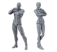 Obelunrp Maniquí de Dibujo, 2pcs 5.9 Pulgadas Figura de acción Femenina Masculina Posible, Modelo de Figuras, Artistas maniquí maniquí para Dibujar, Pintar