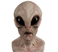 Obelunrp Máscara alienígena, máscara de miedo de Halloween de la cabeza completa, máscaras de Halloween espeluznantes realistas para el disfraz de Halloween de los adultos (estilo 2)