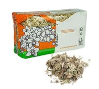 Obelunrp Sphagnum Moss Spagnum seco Moss para Reptiles de Ropa de Cama y Suministros para Mascotas de terrario 150 g, Secado, Sphagnum