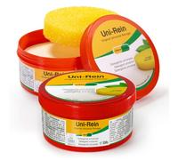 Obenland Uni-Rein Piedra de Limpieza Natural 2x300 gr - Limpiador Universal con Esponjas para Cocina, Baño, WC, Cristales, Inox, Zapatillas