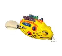 Oberflächen-Angelköder - Flexibler, Realistischer Gummiköder, Unkrautresistenter Raubfischköder Im Oberwasser, Langlebiger Angelköder Für Süß- Und Salzwasser | Perfekt Für Männer, Angler, River Lake P