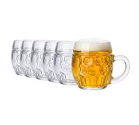 Stölzle Oberglas Tübinger - Juego de 6 jarras de cerveza (0,5 L, 0,5 L, 0,5 L, apto para lavavajillas, cristal de soda de lima)