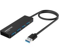 OBERSTER Hub USB C, Adaptador 4 en 1 USB 3.0 Compatible con impresoras, portátiles, Mac Mini, iMac MacPro, Ultra Slim Multiport Adapter USB C Multiport con Transferencia rápida de Datos