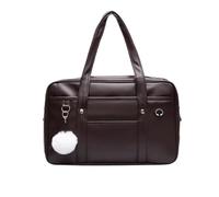 Obesntln Academic Tote with Headphone Cable Hole Japanese Shoulder Bag | JK Uniform Handbag Japanese Shoulder Bag for Women Men Girls Cosplayers Fans Fashion Lovers Commute