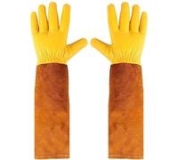 Obesntln Beekeeping Gloves Heavy-Duty Protective Extended-Cuff Mitts