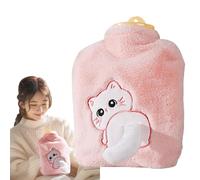 Obesntln Bolsa de agua caliente para calambres, bolsa de agua caliente de peluche | Bolsa de agua caliente de 900 ml | Bolsa de agua caliente de invierno, bolsa de agua caliente, compresa caliente