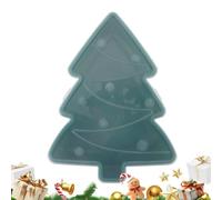 Obesntln Christmas Memorable Festive Candy Tray Serving Tray with Lid | Portable Christmas Snack Platters Memorable Festive for Treats Nuts Popcorn Dip Dessert Party Kitchen Halloween