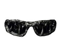 Obesntln Gafas de sol envolventes Y2K, gafas de sol de Halloween | Drip Glue Gafas de sol hechas a mano Wrap-Around,Accesorio de moda fresco, gafas de sol de moda para, Negro , Se référer au