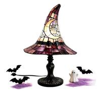 Obesntln Halloween Ghost Retro Gothic USB Charging Decor Witch Lamp Resin