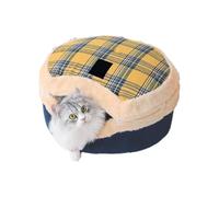 Obesntln Nido cerrado para gatos, cama para gatos, cama transpirable para mascotas en diseño de doble modo, cómoda cama para mascotas, nido de gatos, calor acogedor para gatos y perros pequeños