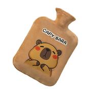 Obesntln Paquete de agua caliente, bonito paquete de agua calentador de manos con funda de animal, bolsa de agua caliente para manos y pies, compresa fría y caliente