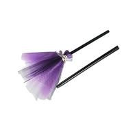 Obesntln Toy Witch Broom - Accesorio de Disfraz de Halloween, de Juego sostenible, Accesorio de luz, Sala de simulación Divertida y compacta | para niñas, niños, niños pequeños, Fiesta de Dulces o