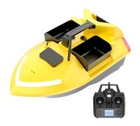 OBEST 500m Barco de Pesca Control Remoto GPS Barca de Cebo, RC Boat Pesca Nocturna con 3 Cabinas una Carga de 2 kg, Motores Duales Barco Cebo Regreso Inteligente, 40 Puntos Fijos de Captura, 5200 mAh