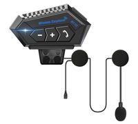 OBEST Auriculares Casco Moto,Intercomunicador Moto Bluetooth, 30 Horas de Autonomía, Micrófono con Cancelación de Ruido, Calidad de Sonido HD, para Todo Tipo de Cascos
