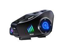 OBEST Auriculares para casco de motocicleta con cámara 1080P, auriculares Bluetooth para motocicleta con manos libres inalámbricas, calidad de sonido HD, IPX6 impermeables, auriculares Bluetooth para