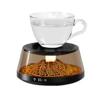 OBEST Calentador de tazas ajustable en 4 niveles, calentador de tazas inteligente para calentar café, té, leche, bebidas, adecuado para el hogar, la oficina
