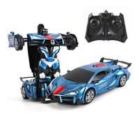 OBEST Coche de Control Remoto Transformador,Coche Robot Teledirigido 2 en 1,Juguete de Coche RC,Regalos de Coche Control Remoto para Niños ayores de 6 años Niño y Niña